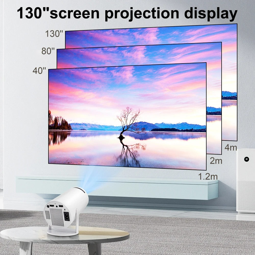 Smart Portable Projector 1280 x 720P Full HD